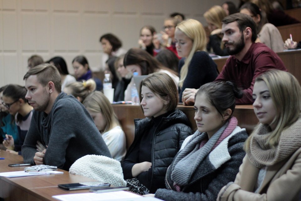 Юрій Стець в Інституті журналістики. Фоторепортаж